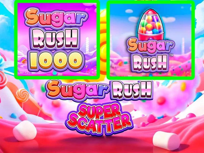 Sugar Rush Super Scatter slot artwork